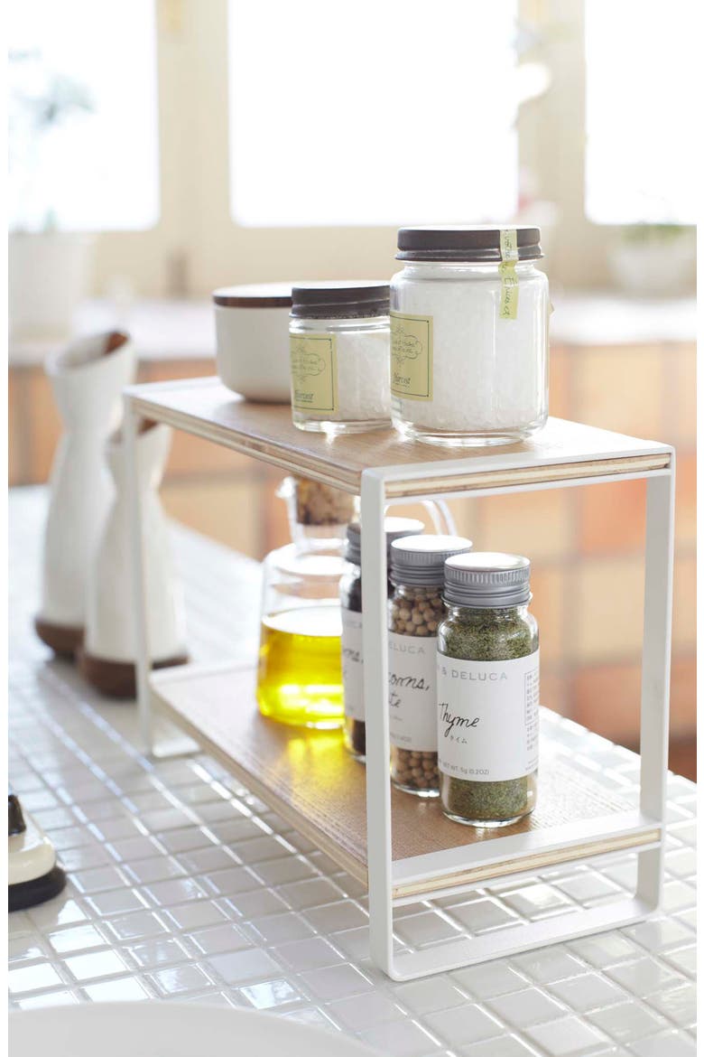 Tosca Countertop Spice Rack, Alternate, color, WHITE