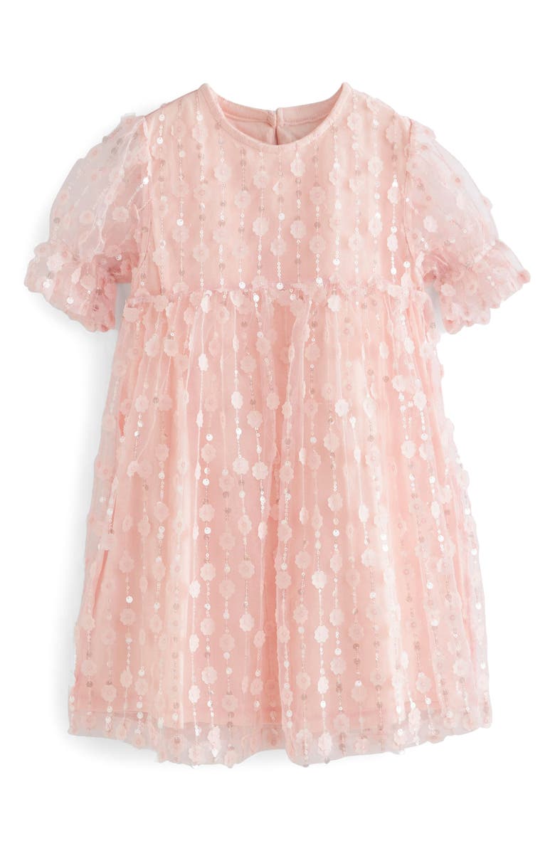 NEXT Kids' Sequin Floral Dress, Main, color, 