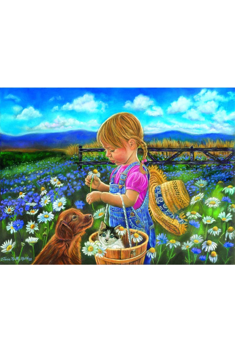 Country Girl 300 piece Jigsaw Puzzle for Adults, Alternate, color, Multicolor
