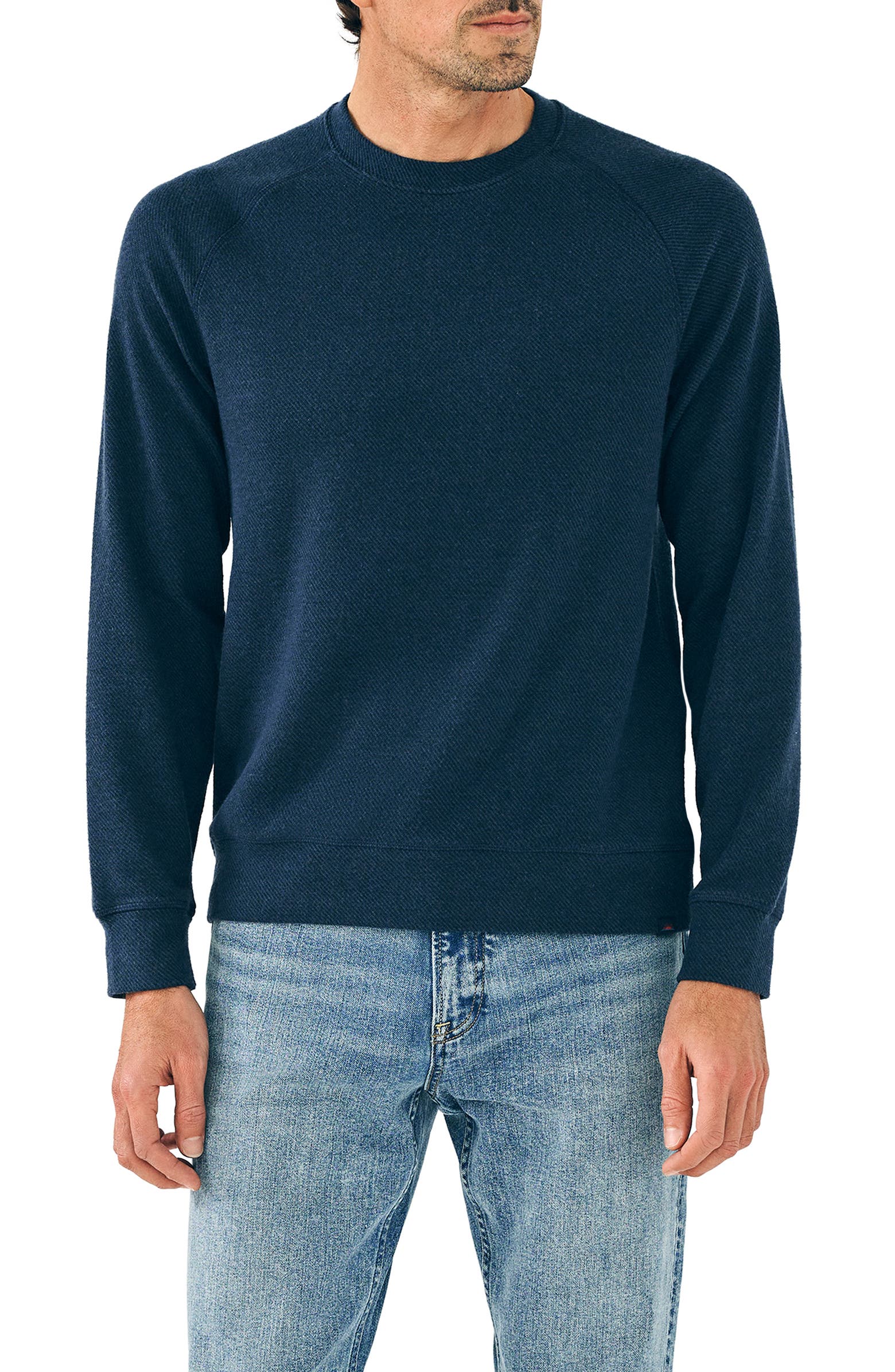 Faherty Legend Organic Cotton Blend Crewneck Sweater | Nordstromrack