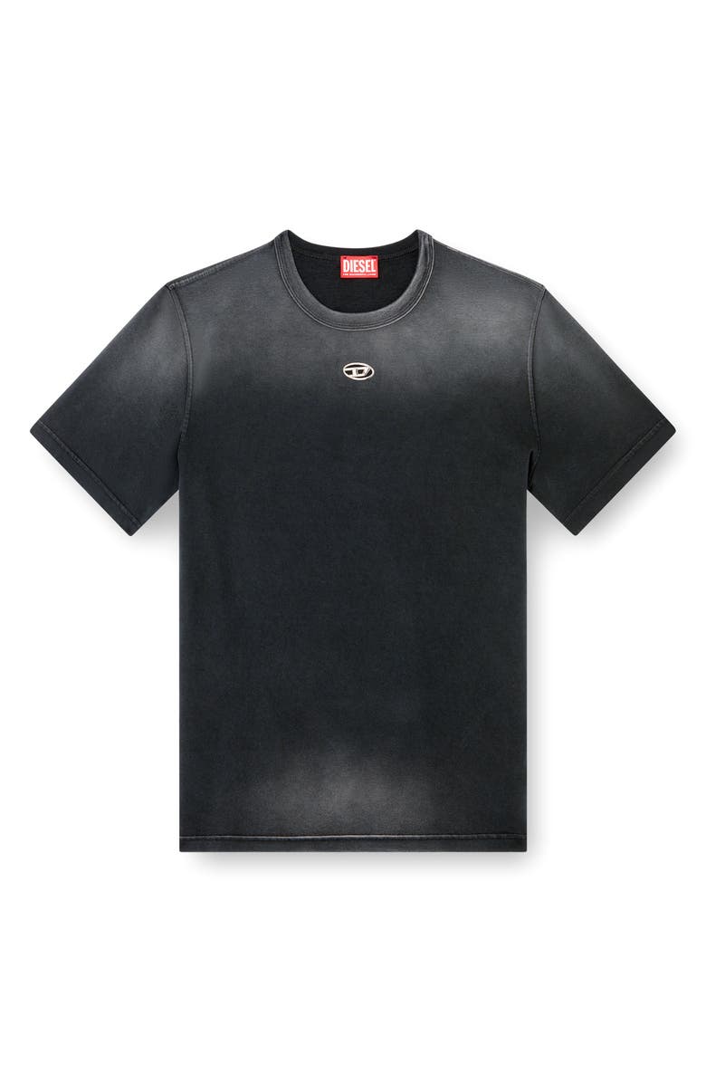 DIESEL<sup>®</sup> T-Adjust-T1 Ombré Cotton T-Shirt, Alternate, color, Deep/ Black