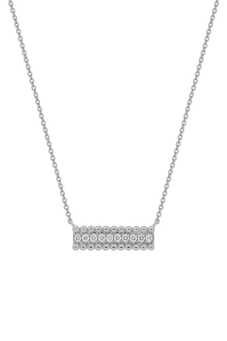 18K Gold Icon Diamond Pendant - 0.09ct. (Nordstrom Exclusive), Main, color, 18K WHITE GOLD