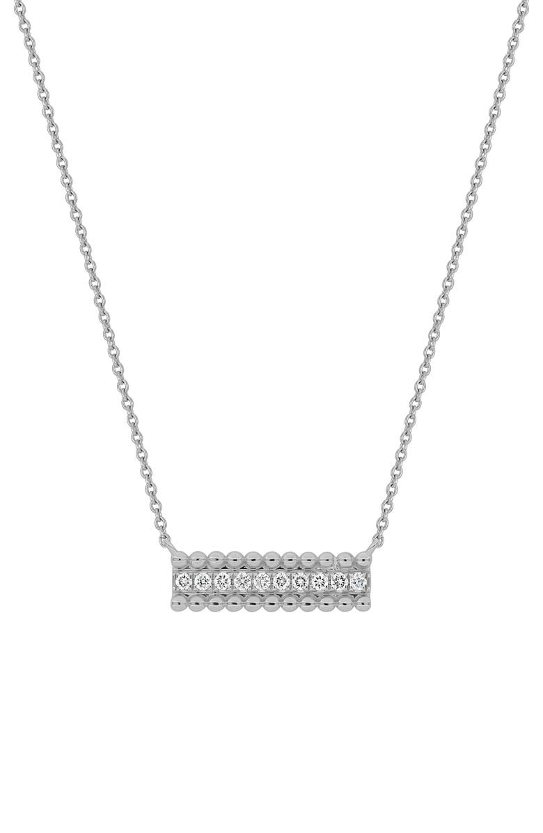 Bony Levy 18K Gold Icon Diamond Pendant - 0.09ct., Main, color, 18K White Gold