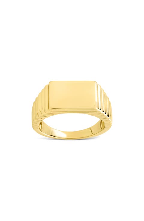 Reta Polished Signet Ring