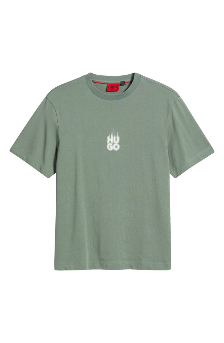 HUGO Dalsar Graphic T-Shirt, Alternate, color, Open Green