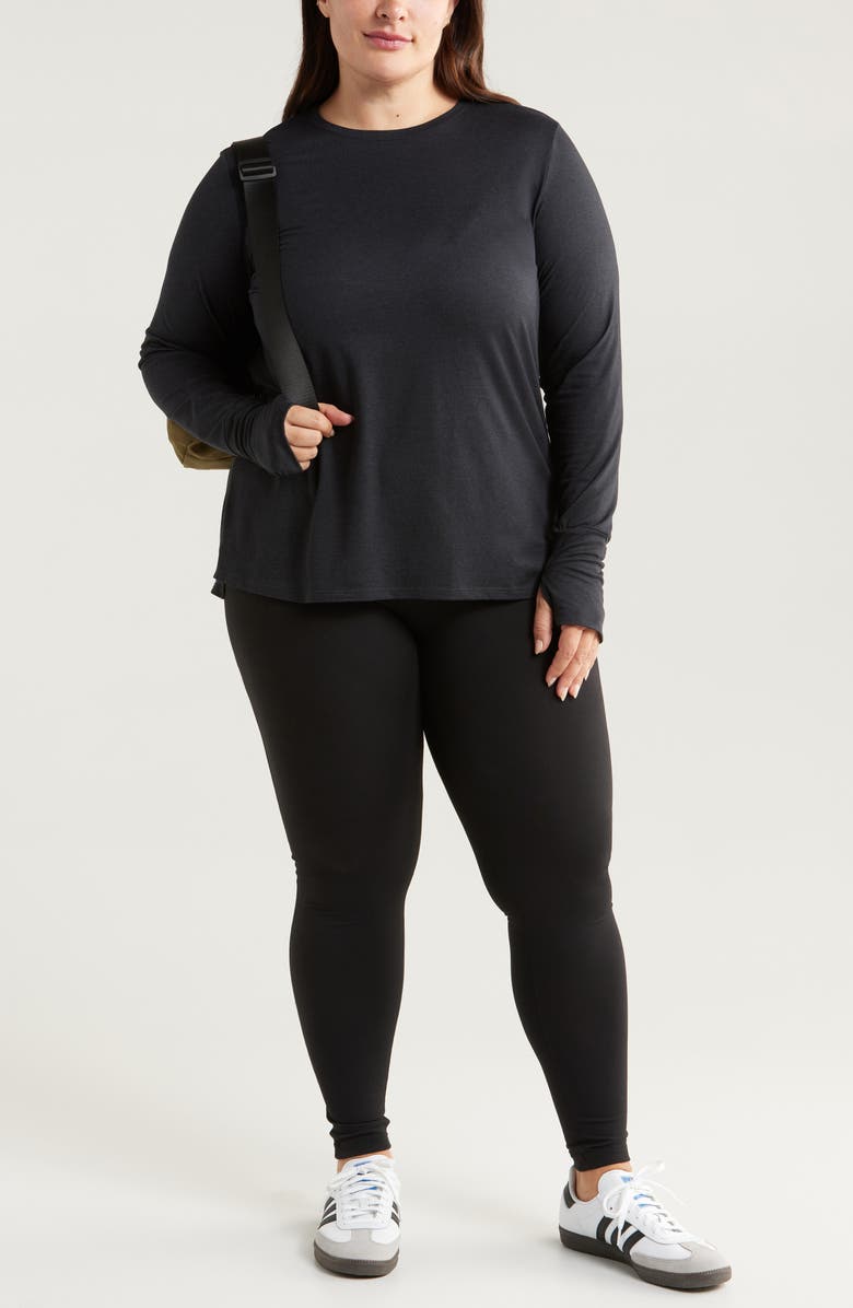 Zella Liana Restore Soft Lite Long Sleeve T-Shirt, Alternate, color, 