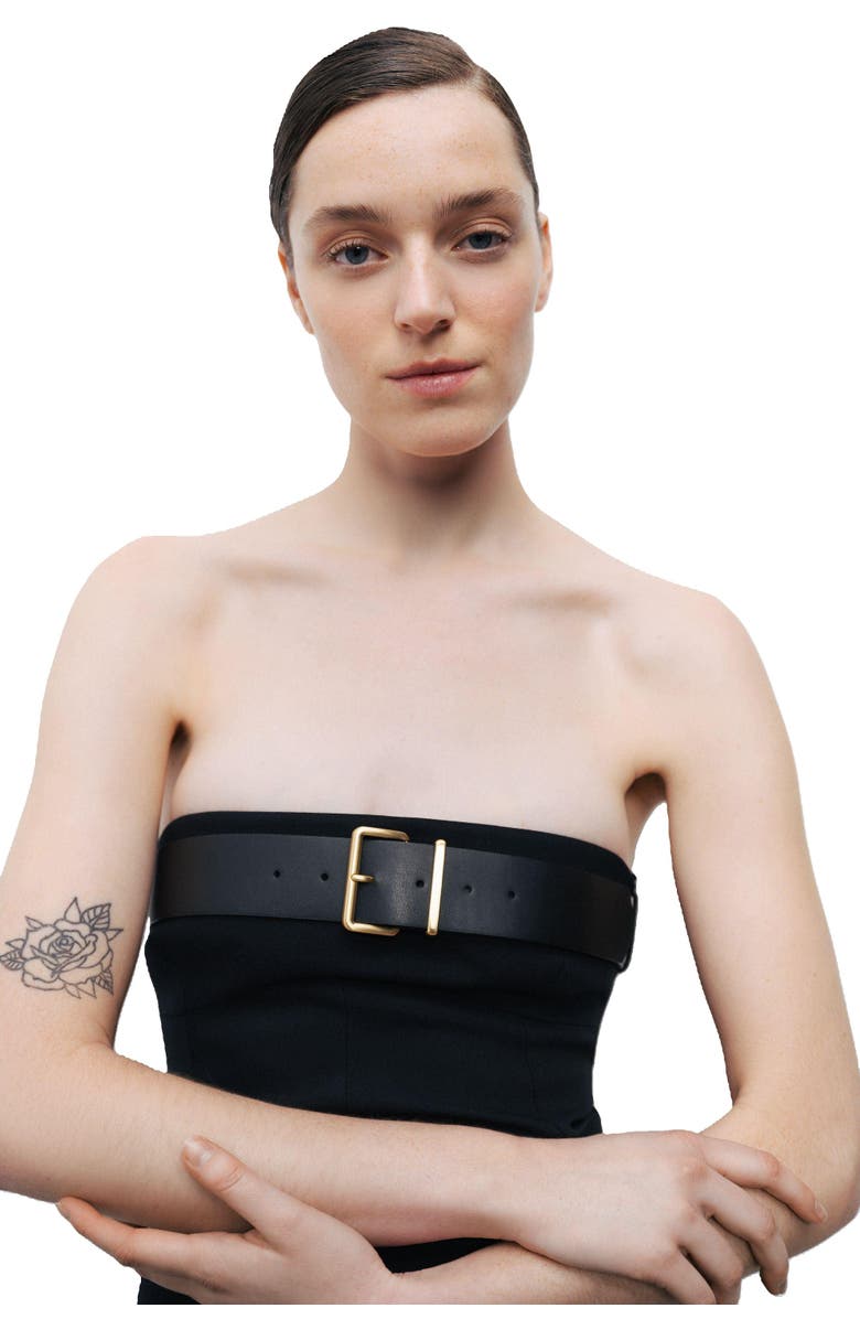 Nocturne Belt Detailed Mini Dress, Alternate, color, 