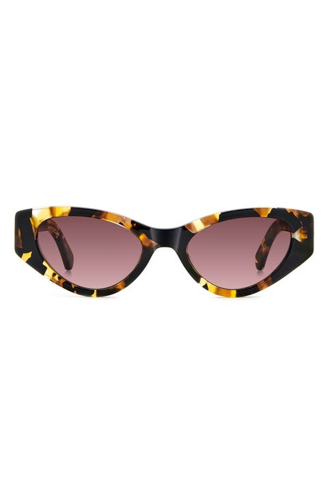 bria 52mm cat eye sunglasses