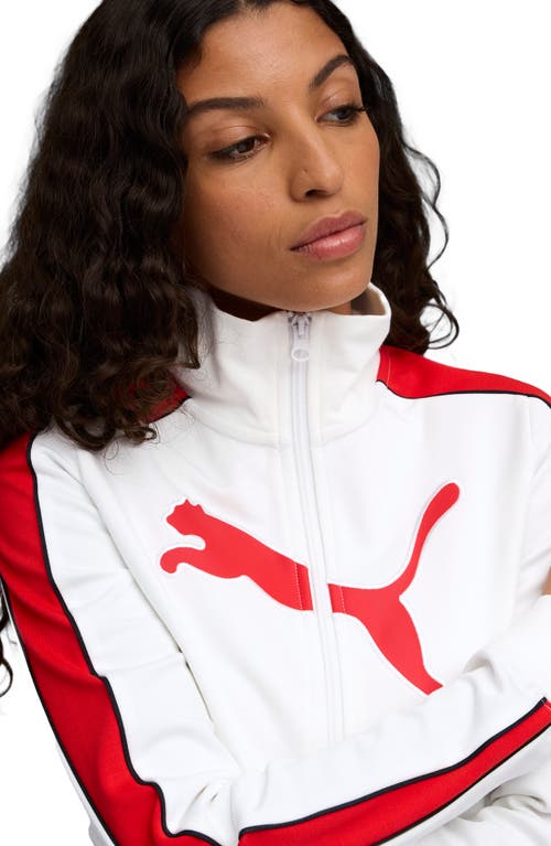 Puma Future Archive Slim Track Jacket In White