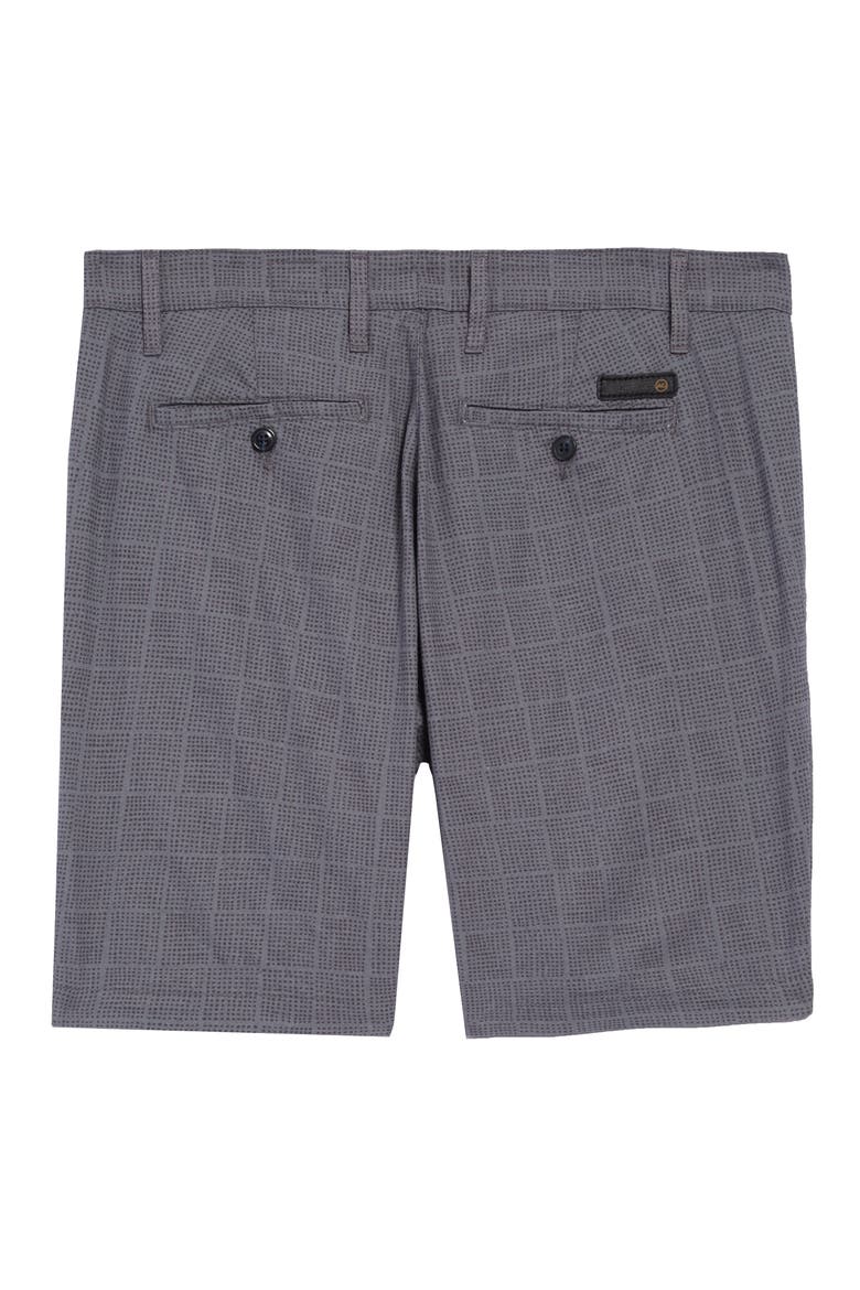 Wanderer Slim Fit Linen Blend Shorts, Alternate, color, KAZE FOLKESTONE GREY