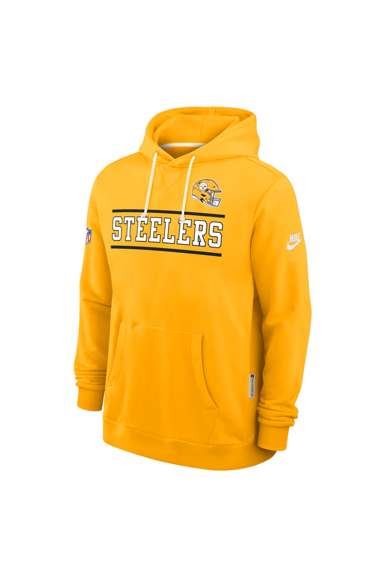Men's Nike Gold Pittsburgh Steelers Alt Sideline Standard Issue Dri-FIT Hoodie, Alternate, color, Gold