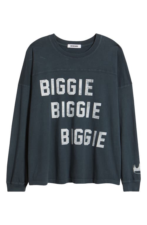 Daydreamer Biggie Varsity Long Sleeve Cotton Graphic T-shirt