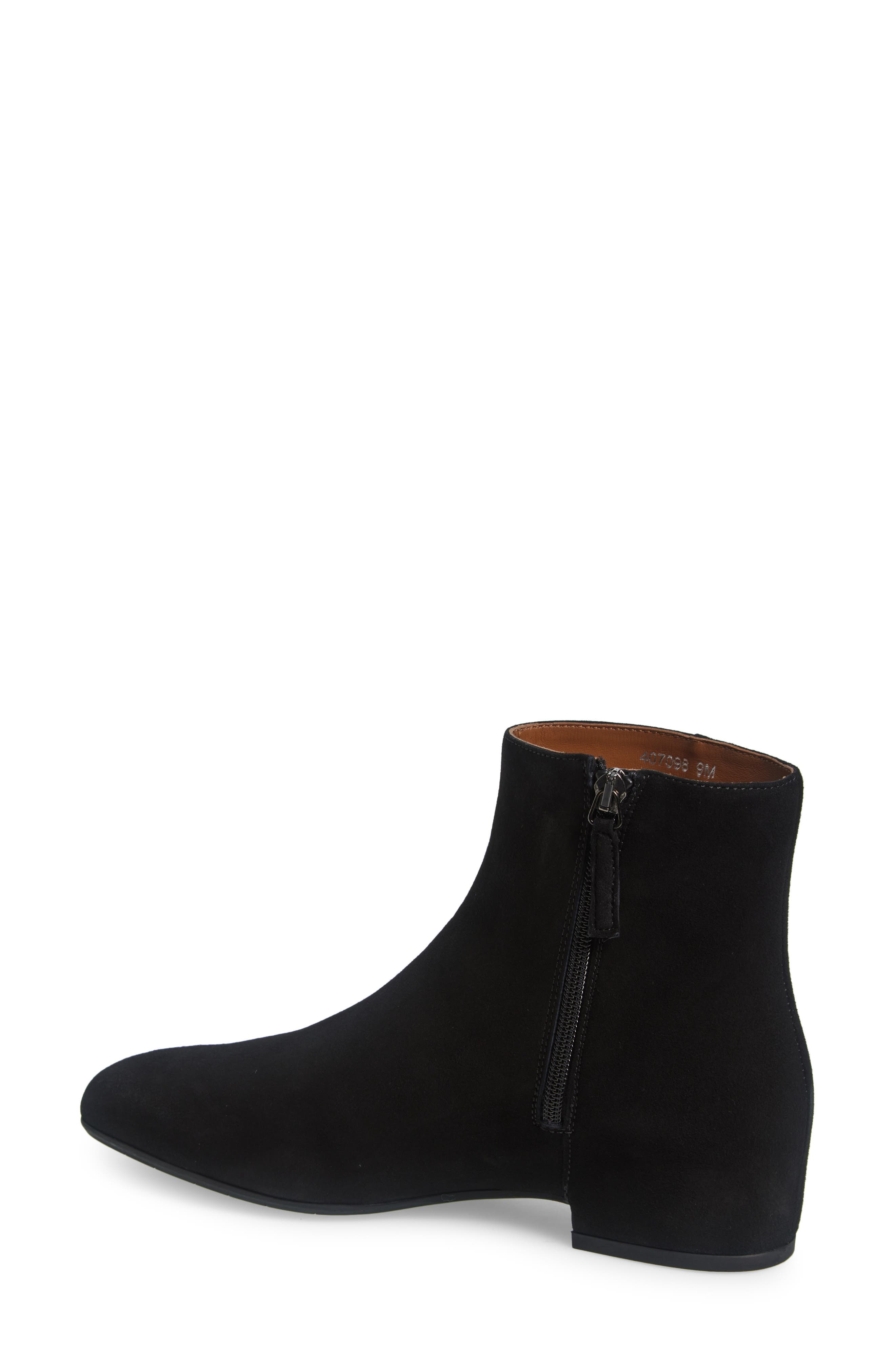 Aquatalia Ulyssa Weatherproof Bootie, Alternate, color, Black Black Suede