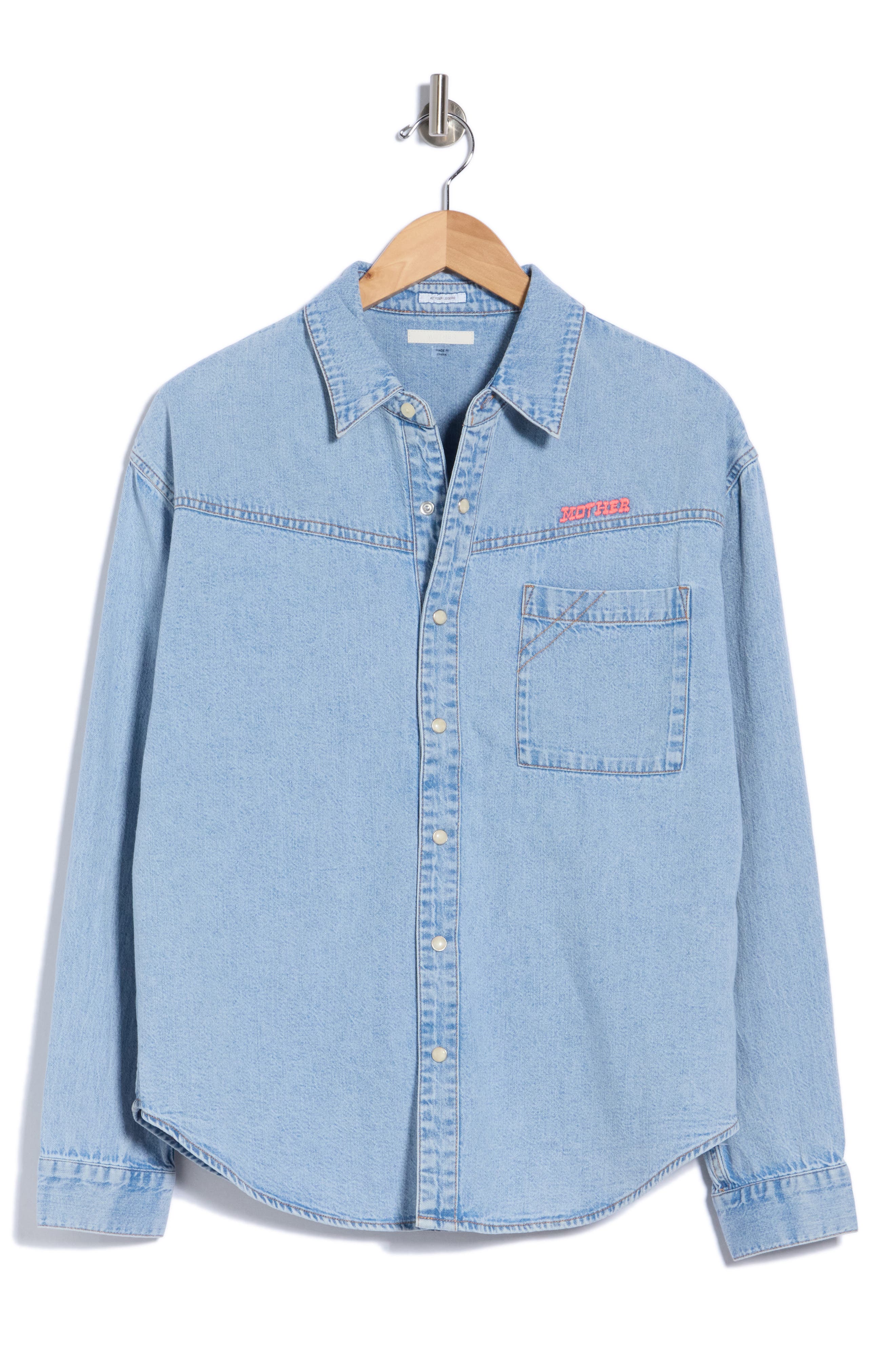 The Big Splash Cotton Denim Shirt