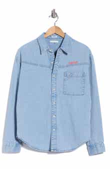 The Big Splash Cotton Denim Shirt