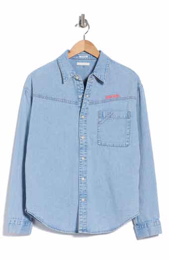 The Big Splash Cotton Denim Shirt