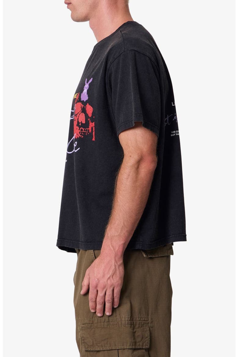 Lost in Life Cotton Graphic T-Shirt, Alternate, color, WASHED BLACK
