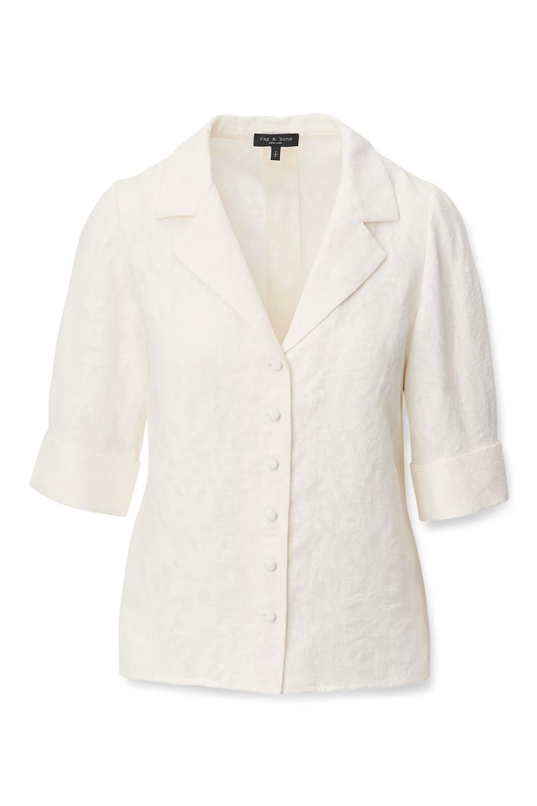 Carmella Woven Shirt, Alternate, color, CREAM