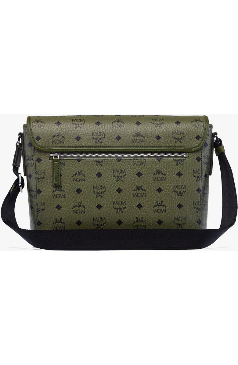MCM Aren Messenger in Visetos, Alternate, color, Green
