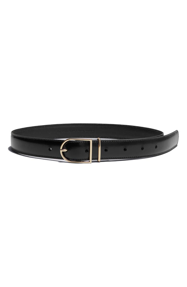 & Other Stories Leather Belt, Main, color, 