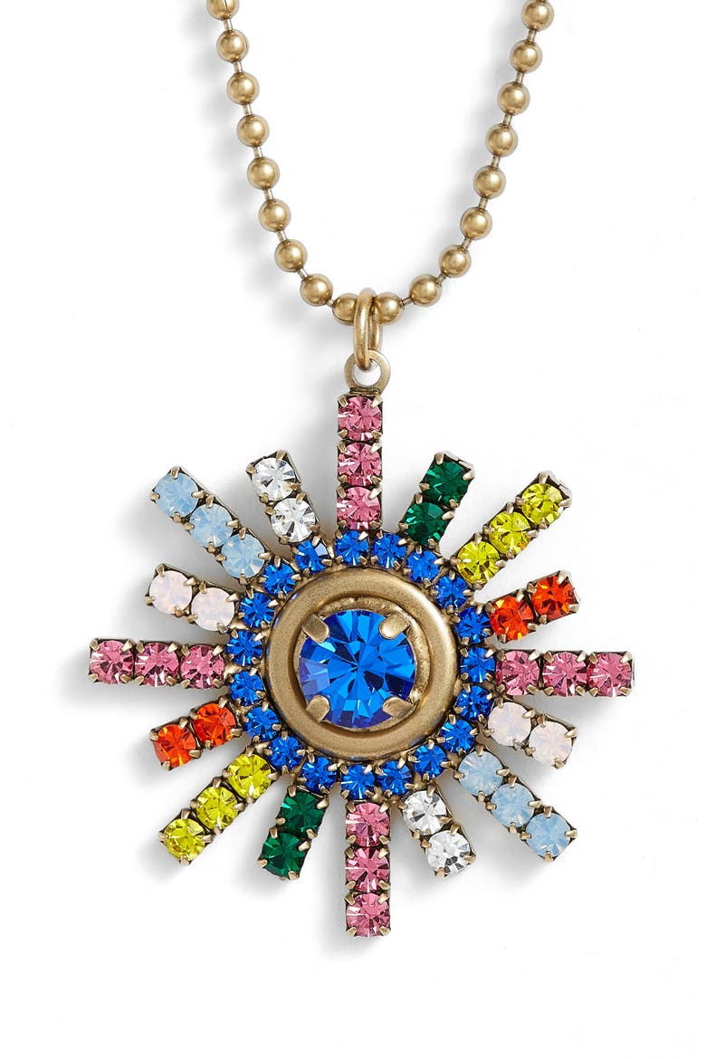 Isabel Pendant Necklace, Alternate, color, GOLD MULTI