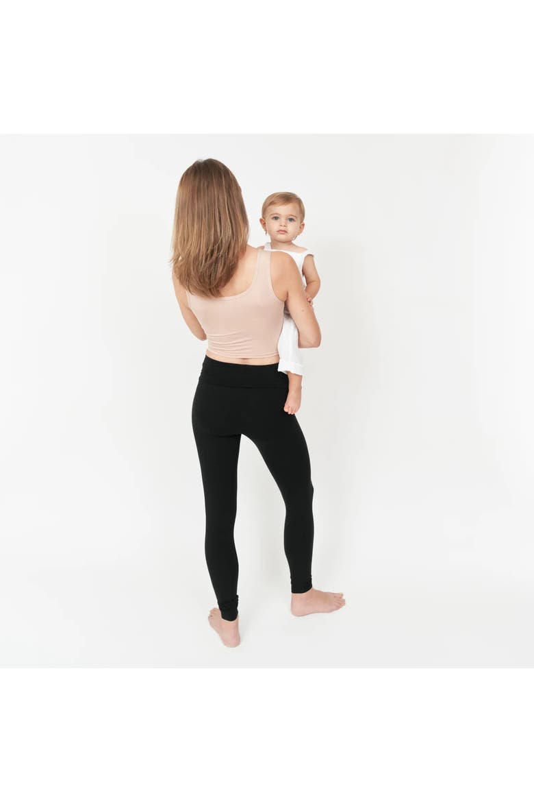 The Signature High-Waisted Leggings, Alternate, color, Black