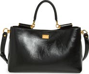 Dolce&Gabbana My Sicily Leather Shoulder Bag