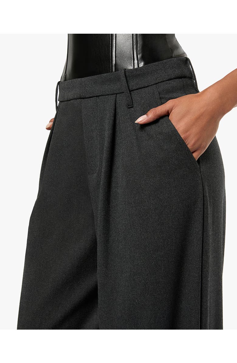 WeWoreWhat Corset Wide Leg Jumpsuit, Alternate, color, Black