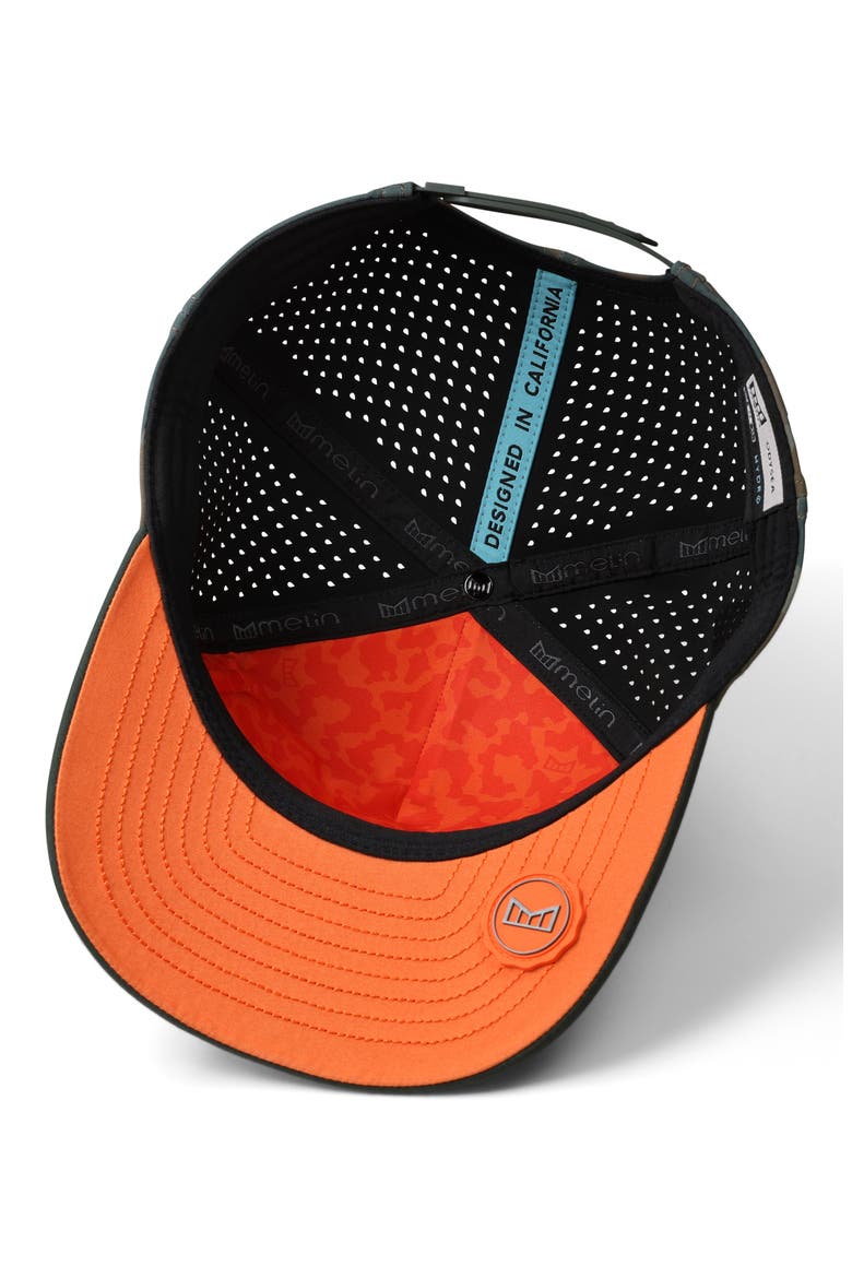 Hydro Odysea Stacked Camo Performance Ball Cap, Alternate, color, EVERGLADE CAMO