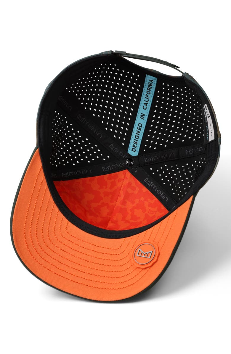 Melin Hydro Odysea Stacked Camo Performance Ball Cap, Alternate, color, Everglade Camo