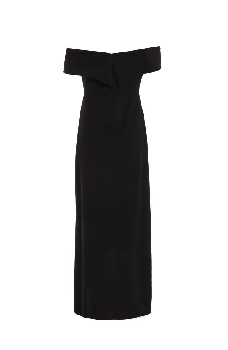 QUIZ Bardot Maxi Dress, Alternate, color, 