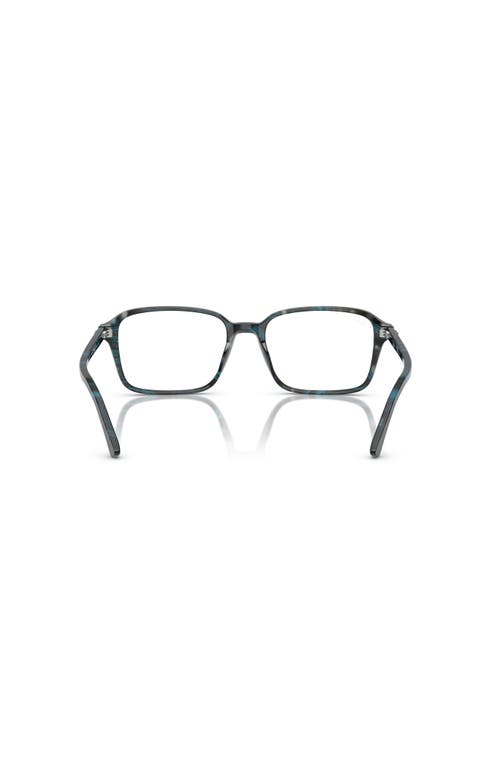 Ray Ban Ray-ban 54mm Square Optical Glasses In Blue