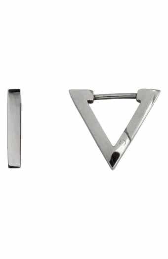 REBL Triangle Hoop Earrings