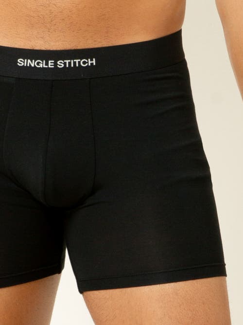 Single Stitch Modal Boxer Brief 3-pack In Multi