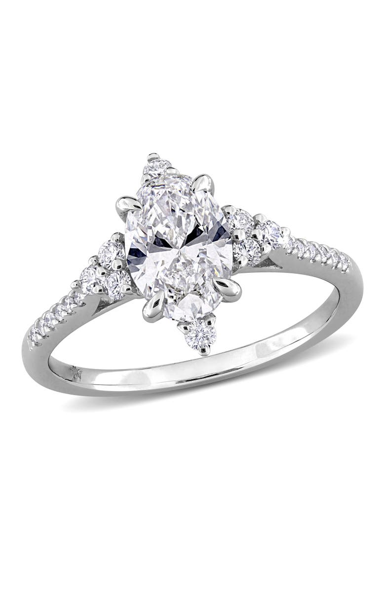 Julianna B. Lab-Grown Diamond Engagement Ring 14k, Main, color, White Gold