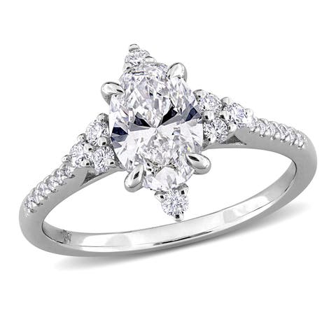 Lab-Grown Diamond Engagement Ring 14k