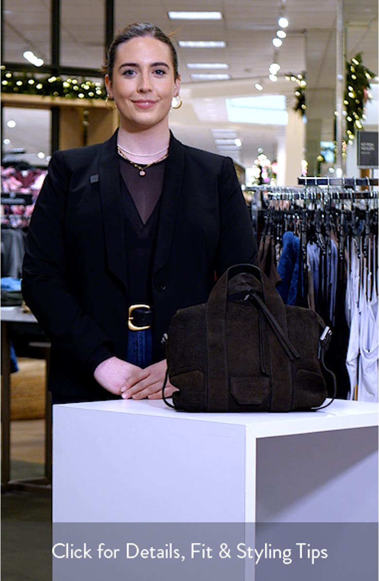 Medium Ares Grain Leather Crossbody Bag, sales video thumbnail