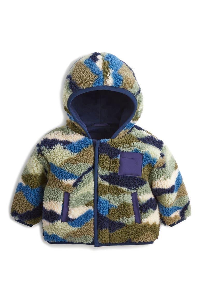 Kids' Camo Peak High-Pile Fleece Jacket, Main, color, CMOPK