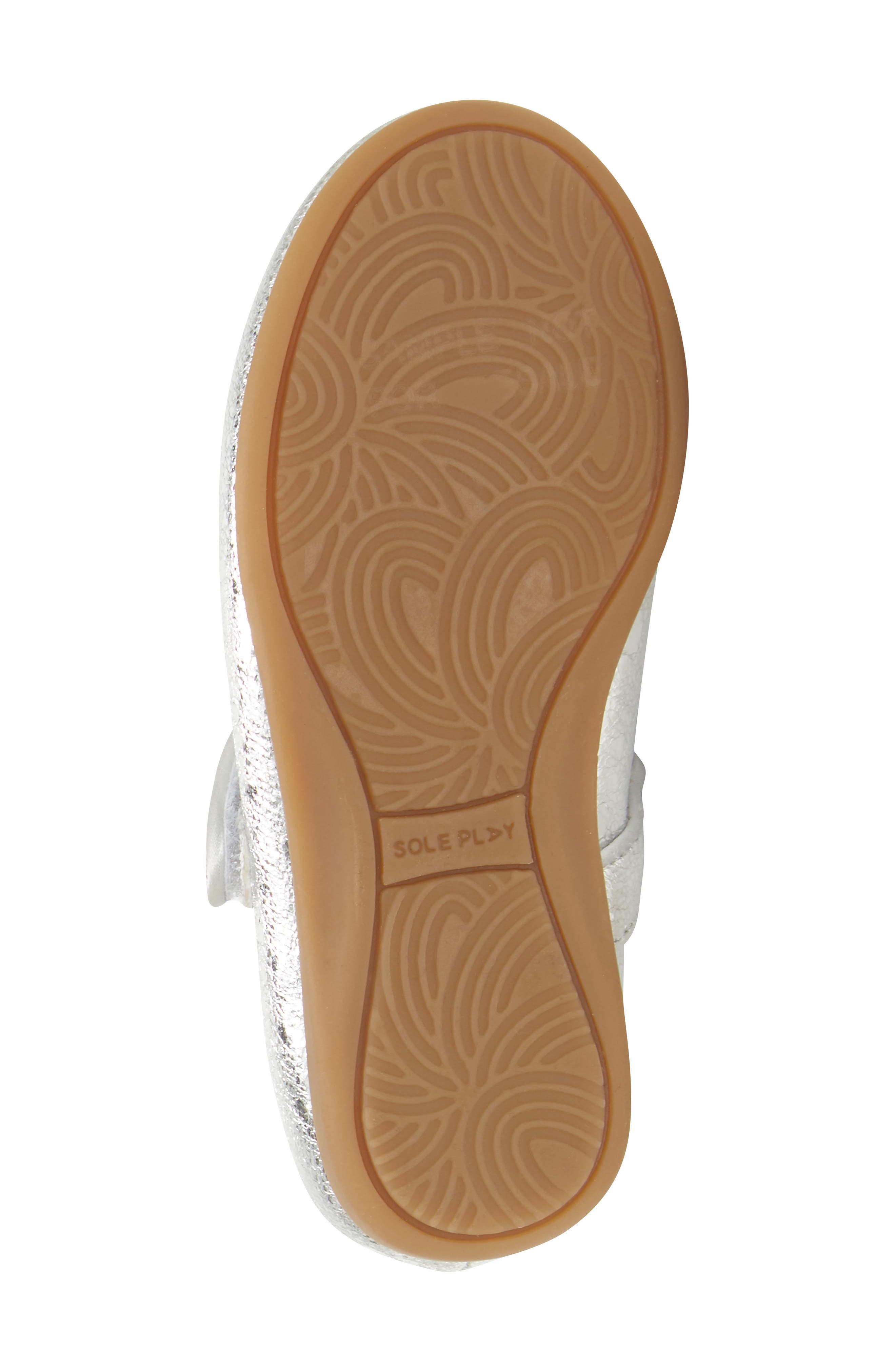 Sole Play Polina Metallic Mary Jane Flat, Alternate, color, 