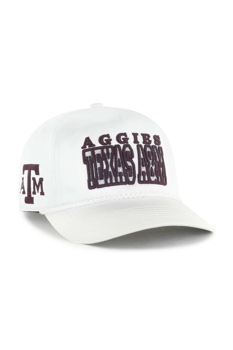 Women's '47 White Texas A&M Aggies Outspoken Hitch Adjustable Hat, Main, color, White