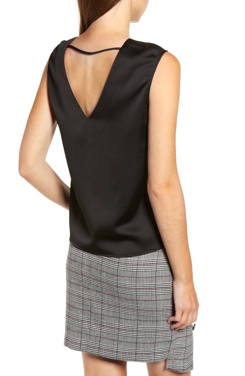 CHRISELLE LIM COLLECTION Chriselle Lim Veronica V-Neck Tank, Alternate, color, 