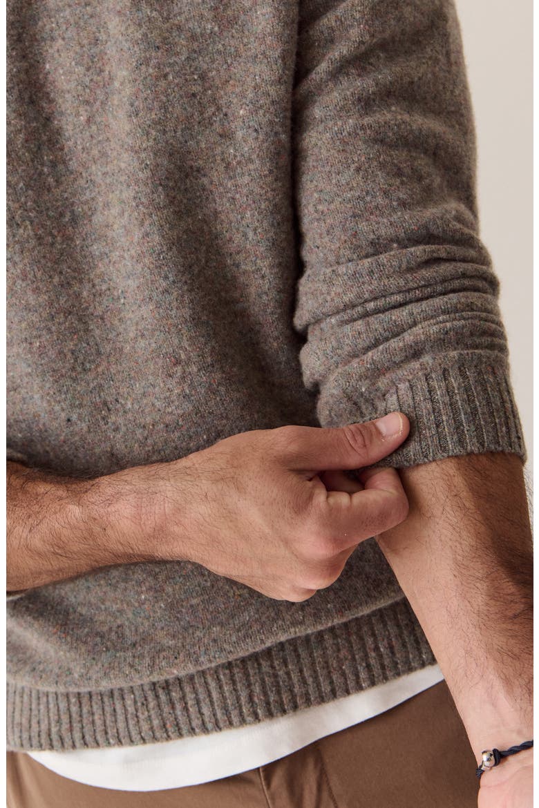 Merino Wool Crewneck Sweater, Alternate, color, WILD SAGE
