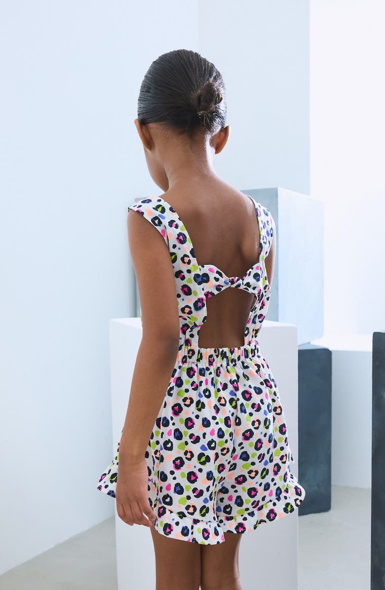 NEXT Kids' Rainbow Print Romper, Alternate, color, White