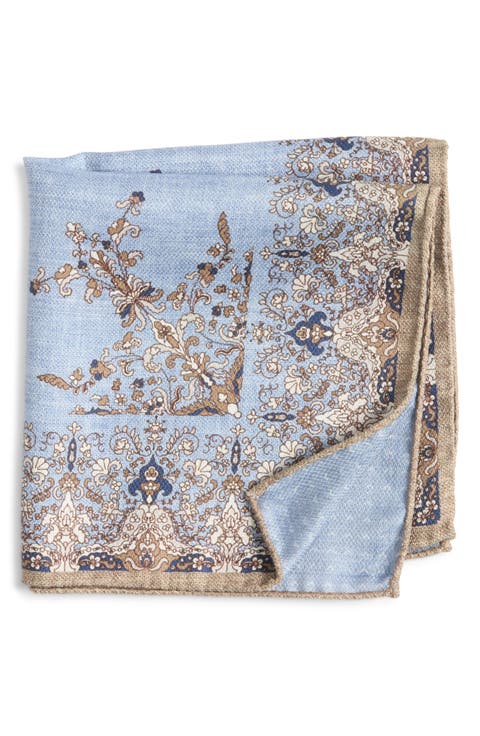 Military Floral Pocket Square