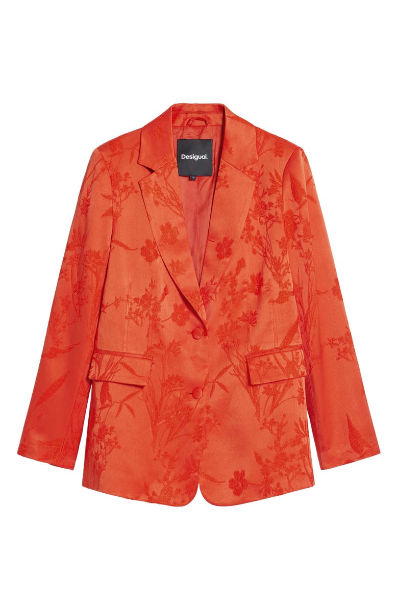 Desigual Embroidered Blazer, Alternate, color, 