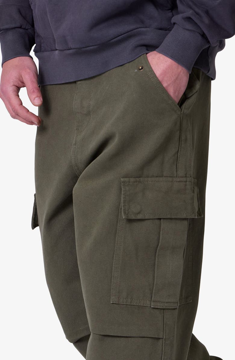 mnml Ultra Baggy Cargo Pants, Alternate, color, Olive