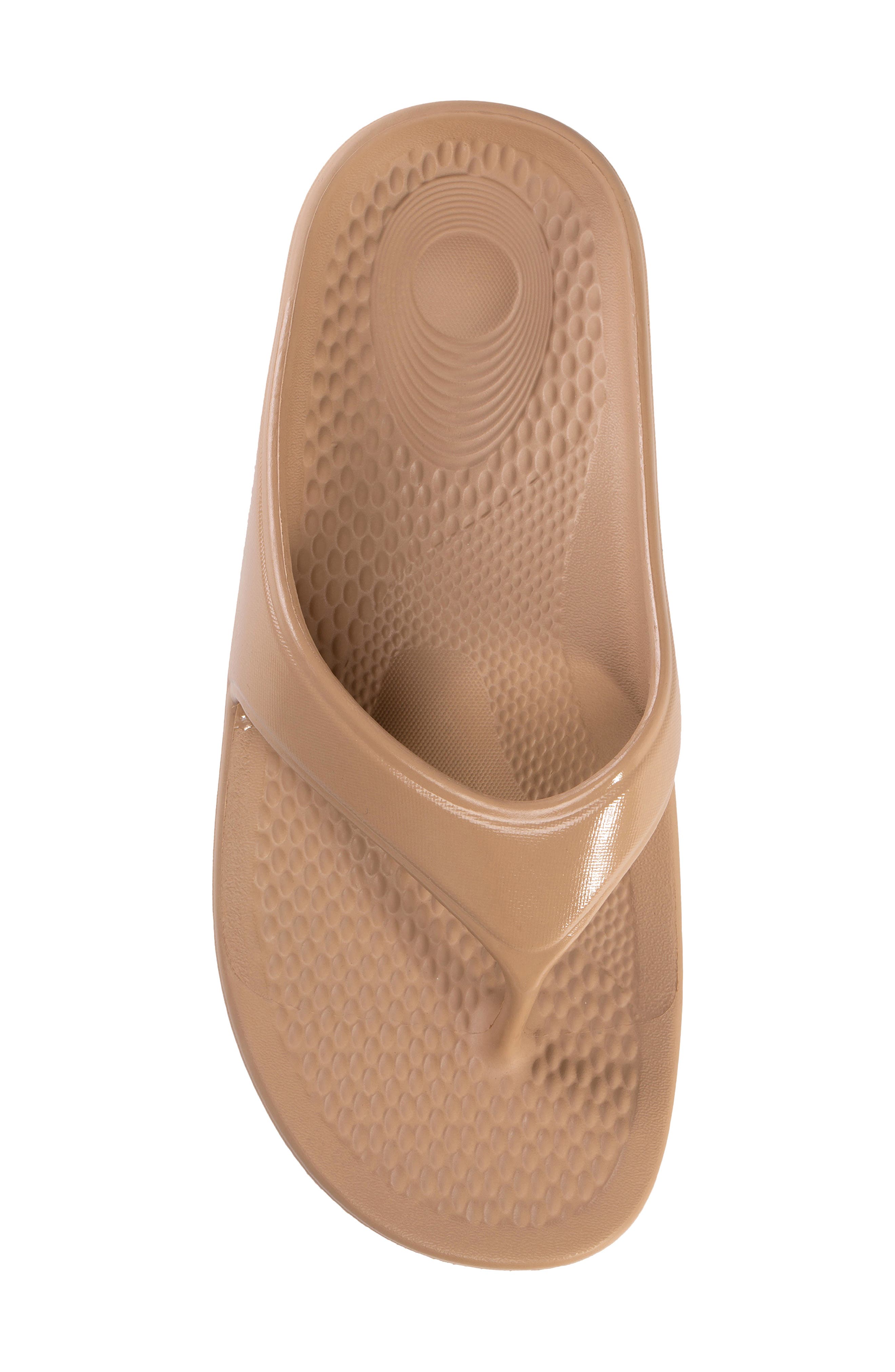 Revitalign Fusion Energy Flip Flop, Alternate, color, Nougat