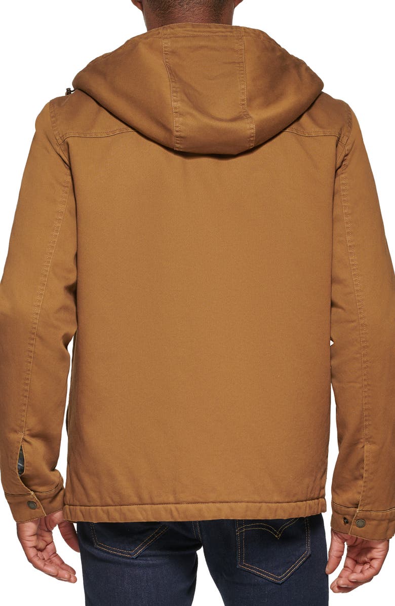 Levi's<sup>®</sup> Corduroy Hooded Military Jacket, Alternate, color,