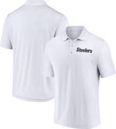 FANATICS Men's Fanatics  White Pittsburgh Steelers Lockup Polo