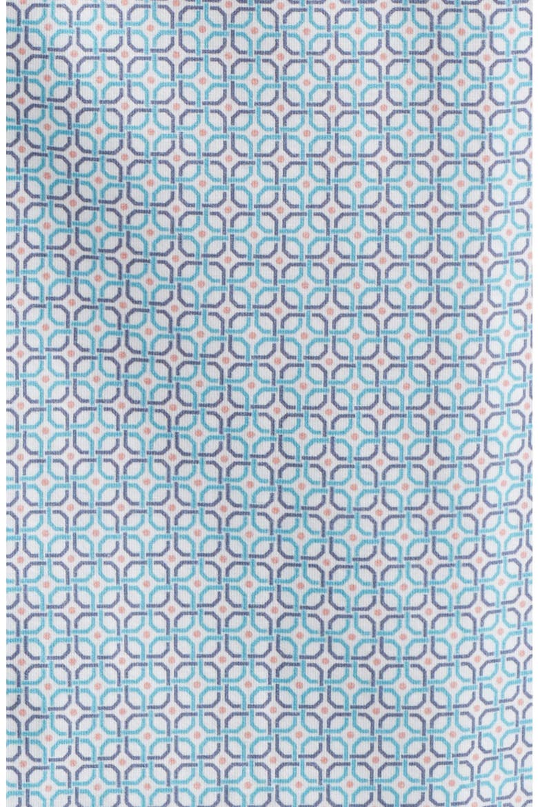 James OoohCotton® Geo Print Button-Up Shirt, Alternate, color, TEAL